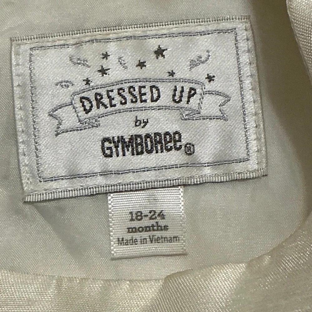 Gymboree Dressed Up Girls Dress‎ Red White Floral Bow Party 18-24 Months